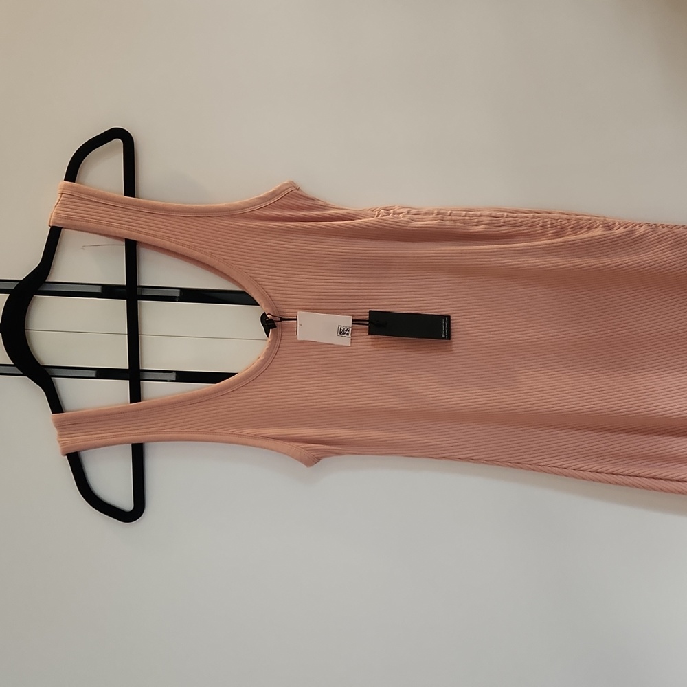 The Range Alloy Rib Cinched Midi Dress in Dusty Desert size S - Picture 7 of 17
